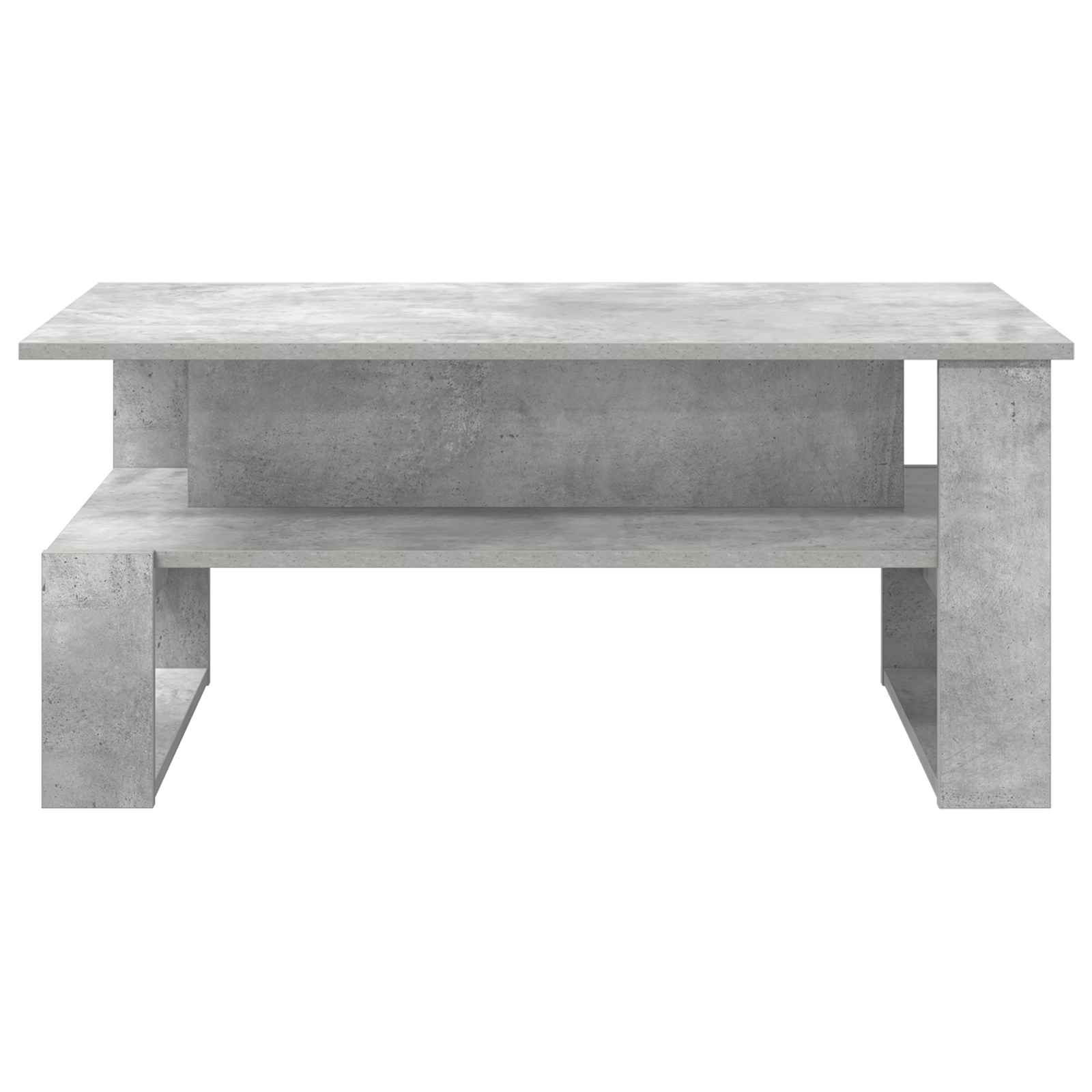 vidaXL Coffee Table Concrete Grey 90 x 50 x 40 cm Engineered Wood 5