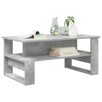 vidaXL Coffee Table Concrete Grey 90 x 50 x 40 cm Engineered Wood 3