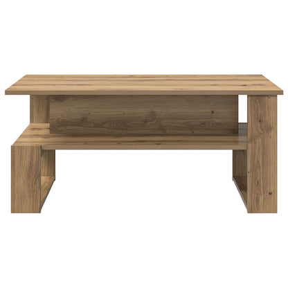 vidaXL Coffee Table Artisan Oak 90 x 50 x 40 cm Engineered Wood 5