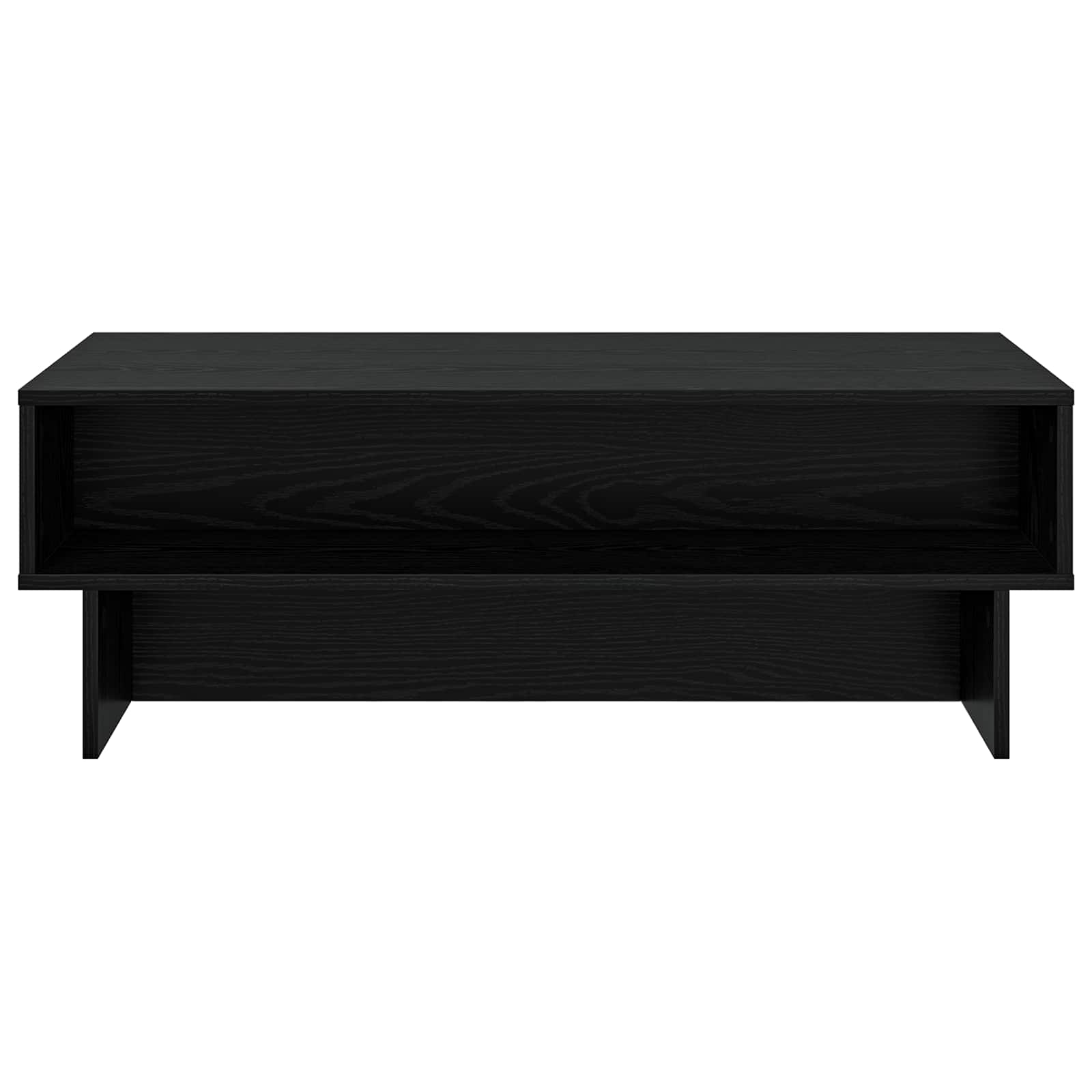 vidaXL Coffee Table Black Oak 100 x 46 x 35 cm Engineered Wood 5