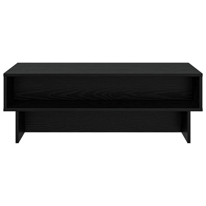 vidaXL Coffee Table Black Oak 100 x 46 x 35 cm Engineered Wood 5