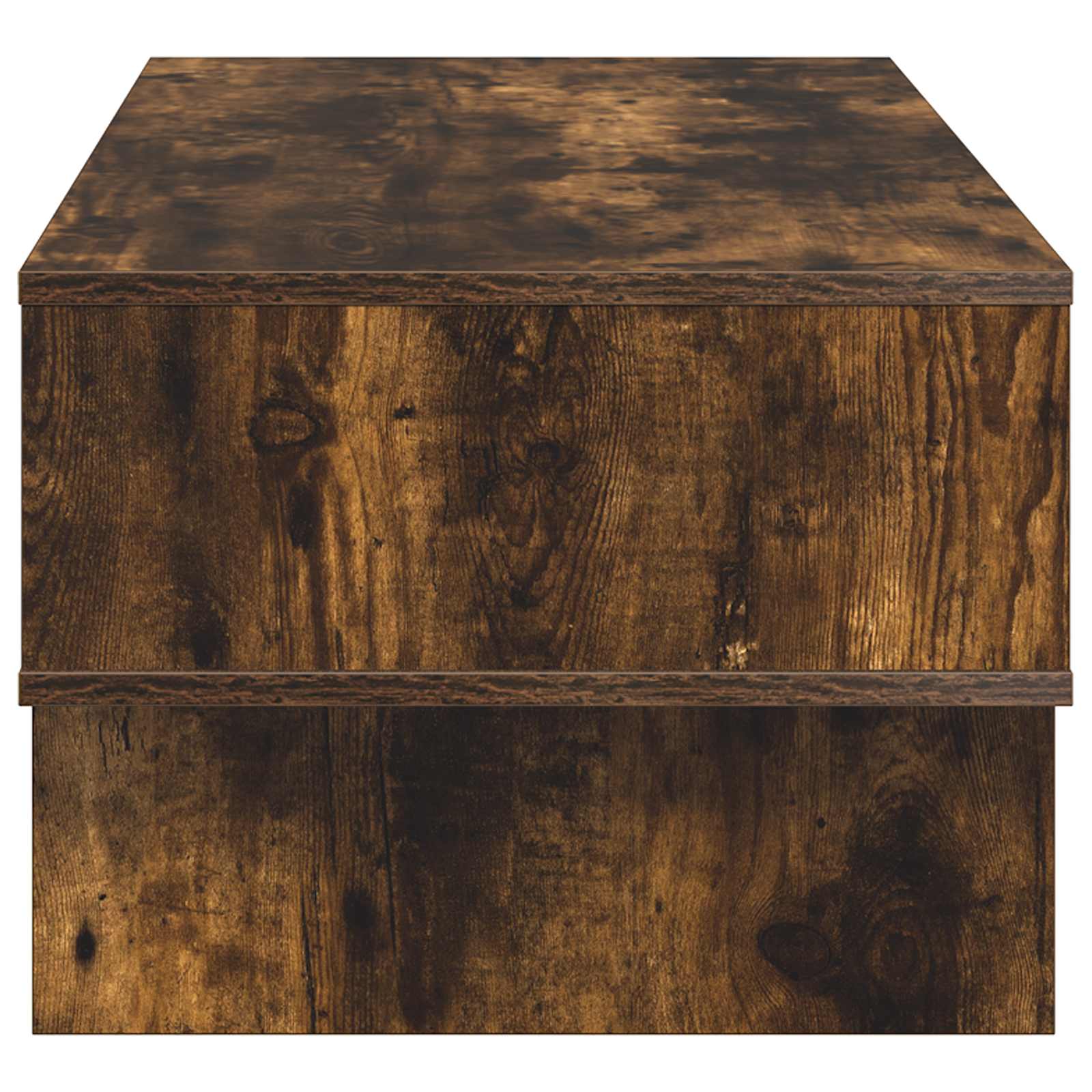vidaXL Coffee Table Smoked Oak 100 x 46 x 35 cm Engineered Wood 6