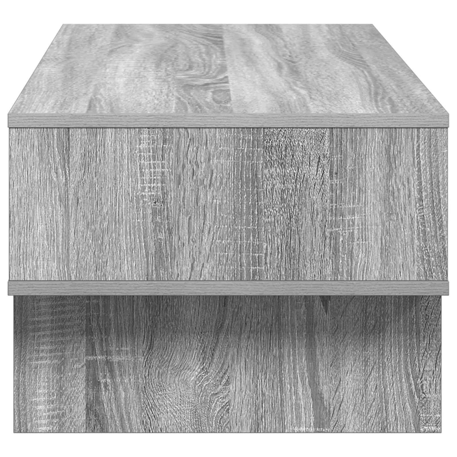 vidaXL Coffee Table Grey Sonoma 100 x 46 x 35 cm Engineered Wood 6