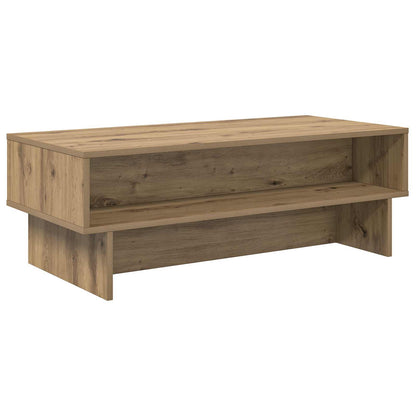 vidaXL Coffee Table Artisan Oak 100 x 46 x 35 cm Engineered Wood 2