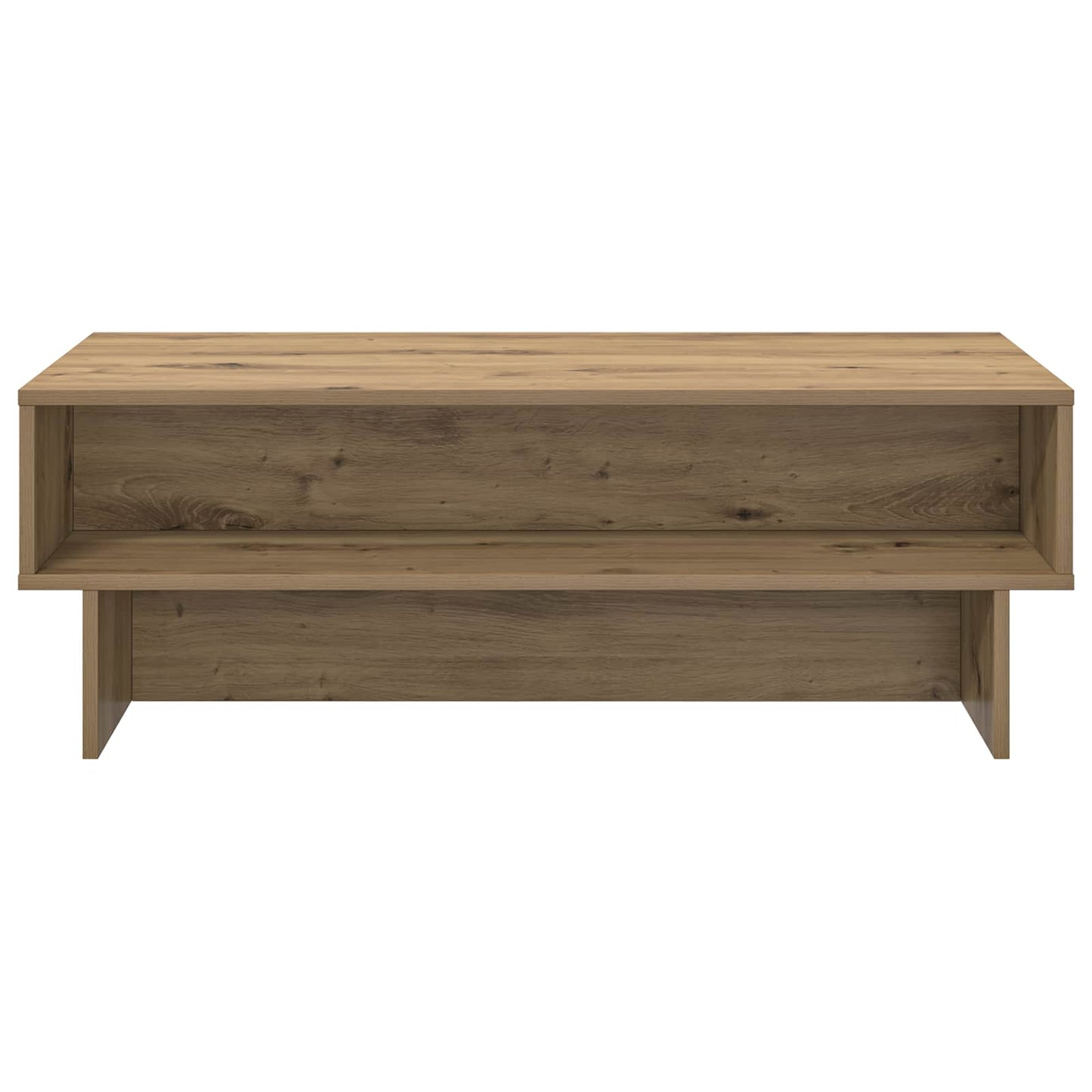 vidaXL Coffee Table Artisan Oak 100 x 46 x 35 cm Engineered Wood 5