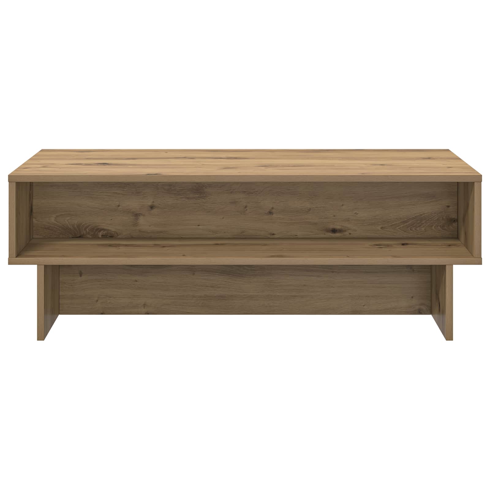 vidaXL Coffee Table Artisan Oak 100 x 46 x 35 cm Engineered Wood 5