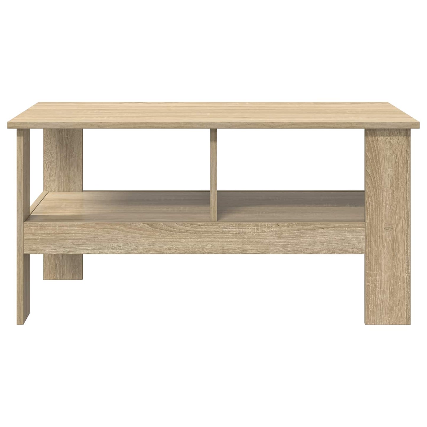 vidaXL Coffee Table Sonoma Oak 90 x 50 x 45 cm Engineered Wood 5