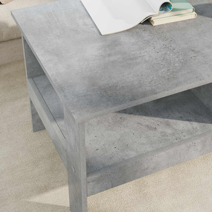 vidaXL Coffee Table Concrete Grey 90 x 50 x 45 cm Engineered Wood 4