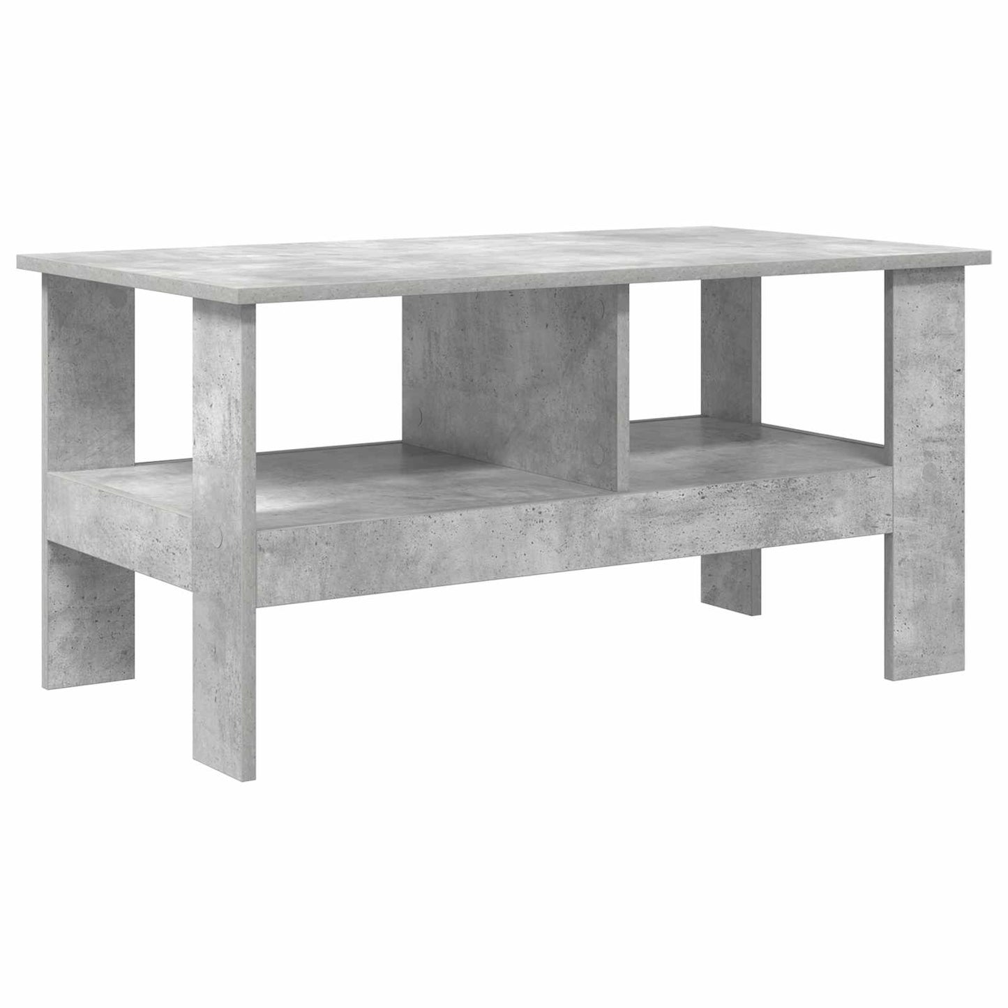 vidaXL Coffee Table Concrete Grey 90 x 50 x 45 cm Engineered Wood 2