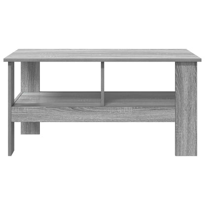 vidaXL Coffee Table Grey Sonoma 90 x 50 x 45 cm Engineered Wood 5