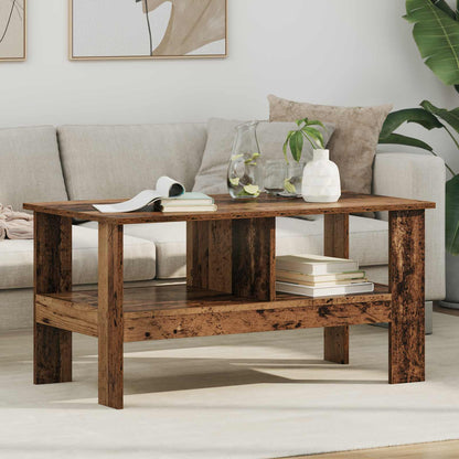 vidaXL Coffee Table Old Wood 90 x 50 x 45 cm Engineered Wood 1