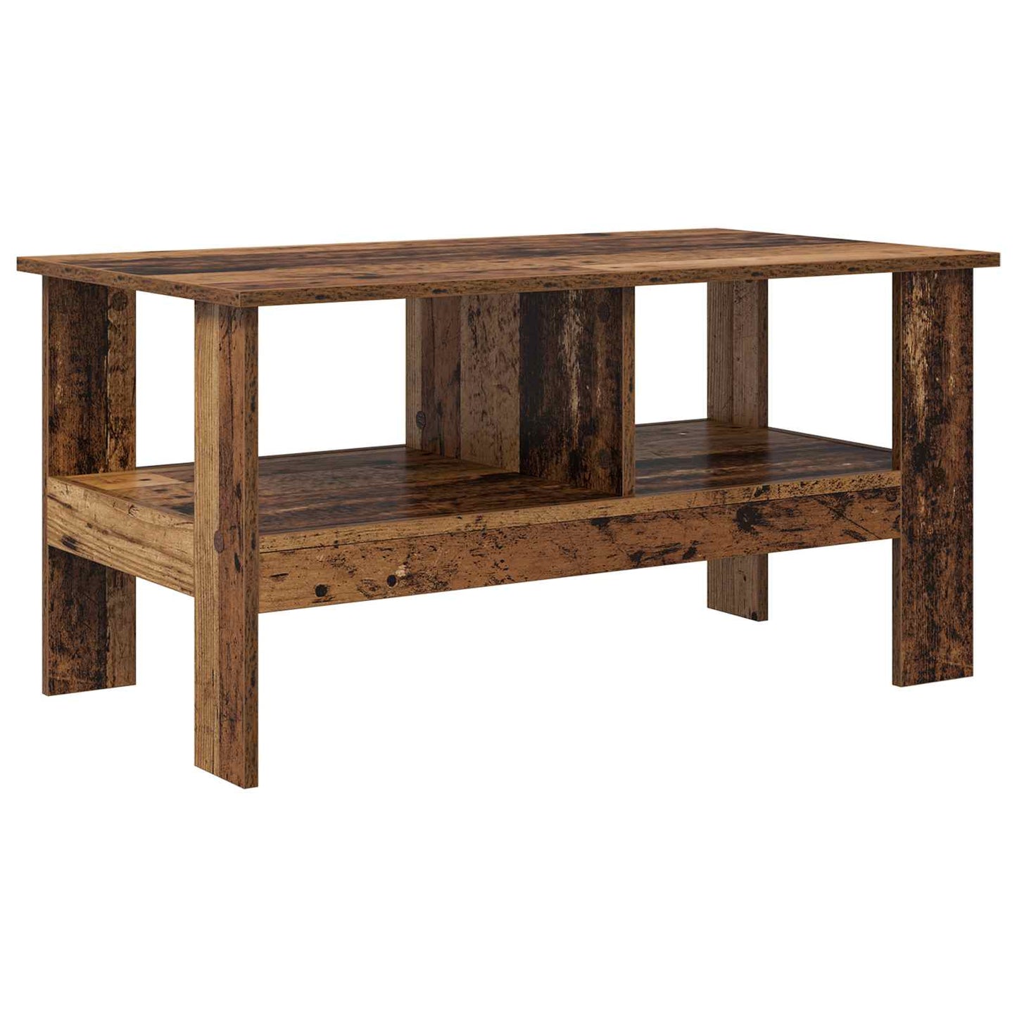 vidaXL Coffee Table Old Wood 90 x 50 x 45 cm Engineered Wood 2