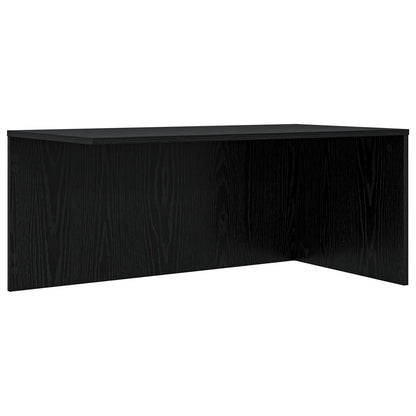 vidaXL Coffee Table Set 2 pcs Black Oak 90 x 48 x 40 cm 6