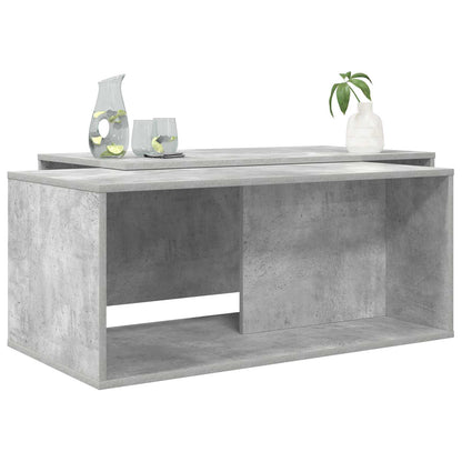 vidaXL Coffee Table Set 2 pcs Concrete Grey 90 x 48 x 40 cm 3