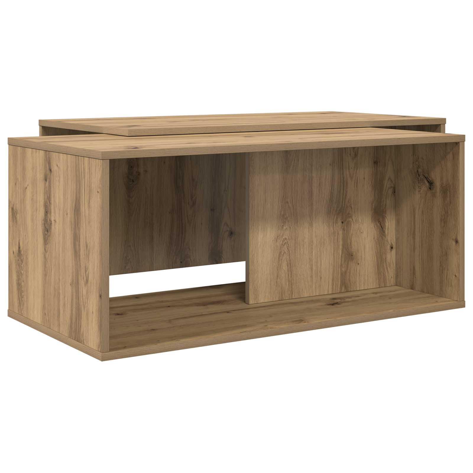 vidaXL Coffee Table Set 2 pcs Artisan Oak 90 x 48 x 40 cm 2