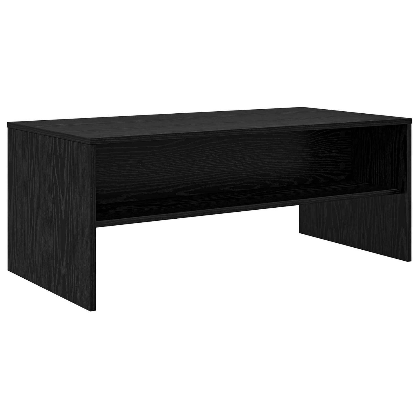 vidaXL Coffee Table Black Oak 100 x 50 x 40 cm Engineered Wood 2