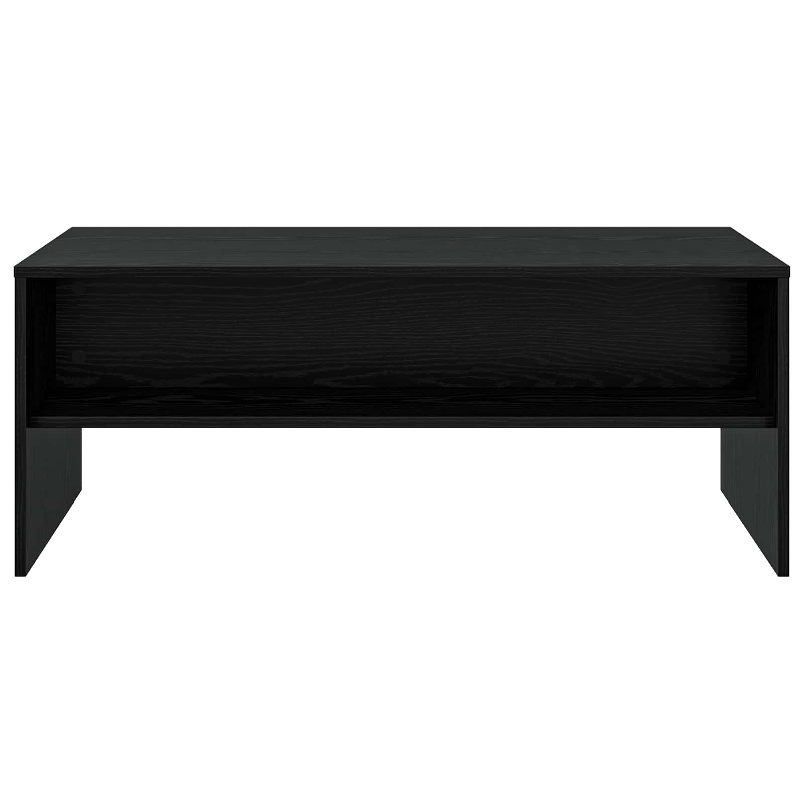 vidaXL Coffee Table Black Oak 100 x 50 x 40 cm Engineered Wood 5
