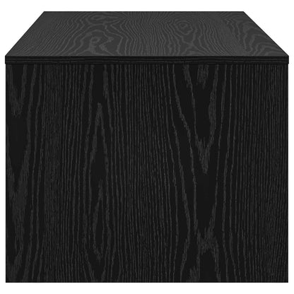 vidaXL Coffee Table Black Oak 100 x 50 x 40 cm Engineered Wood 6