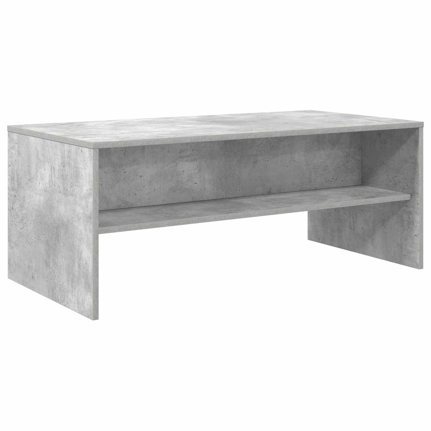 vidaXL Coffee Table Concrete Grey 100 x 50 x 40 cm Engineered Wood 2