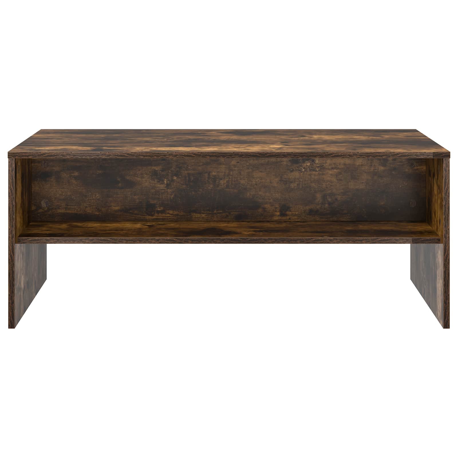 vidaXL Coffee Table Smoked Oak 100 x 50 x 40 cm Engineered Wood 5