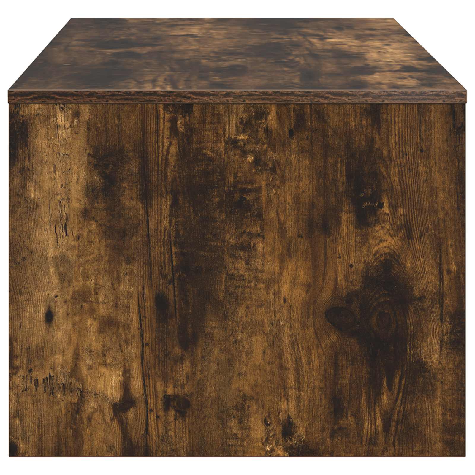 vidaXL Coffee Table Smoked Oak 100 x 50 x 40 cm Engineered Wood 6