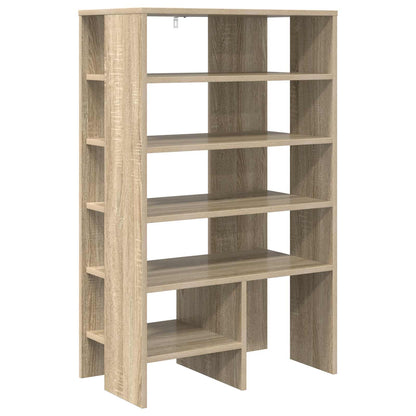 vidaXL Shoe Cabinet 2 pcs 62 x 35 x 100 cm Engineered Wood Sonoma Oak 6