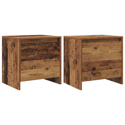 vidaXL Bedside Cabinet Old Wood 45 x 34 x 44.5 cm Engineered Wood 2
