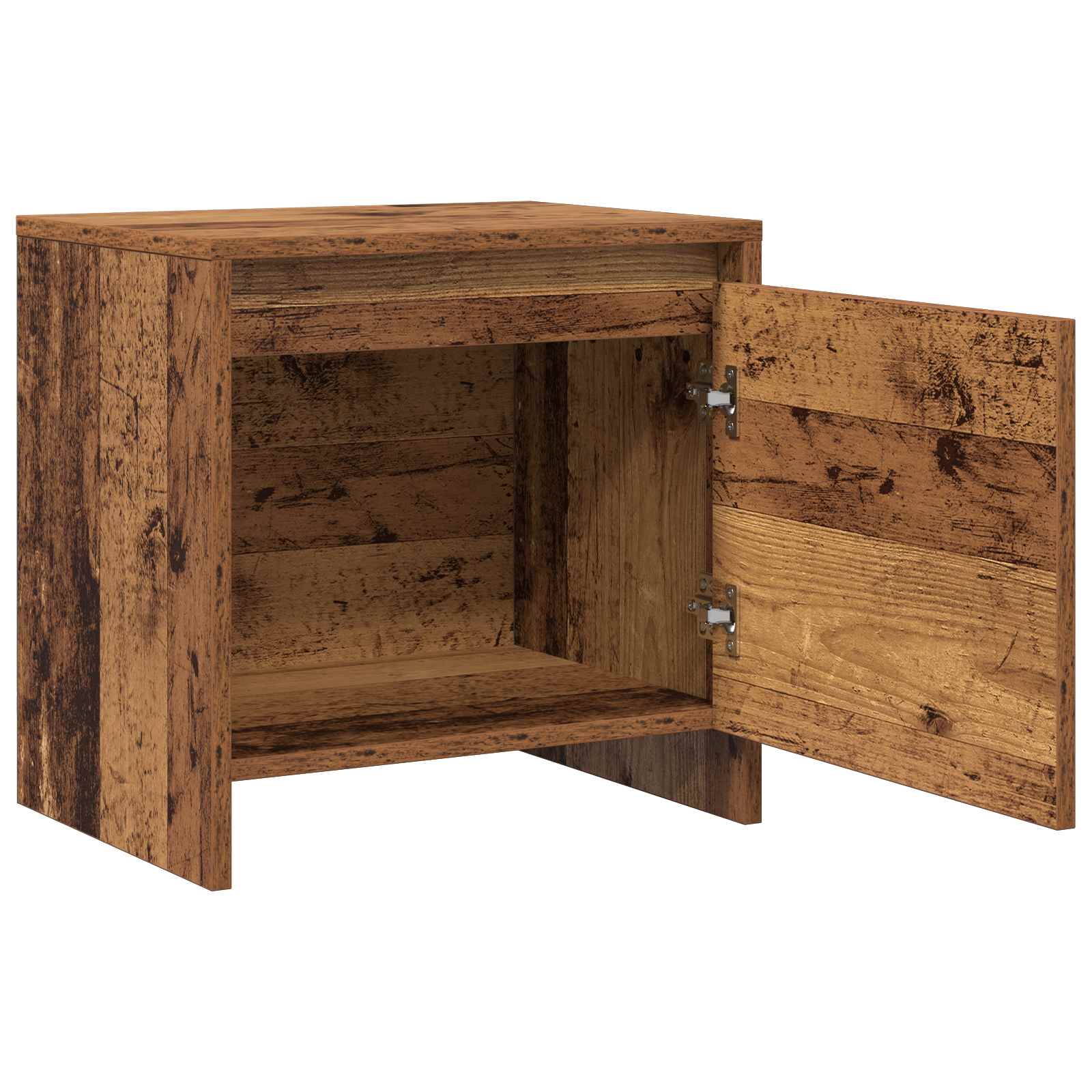 vidaXL Bedside Cabinet Old Wood 45 x 34 x 44.5 cm Engineered Wood 6