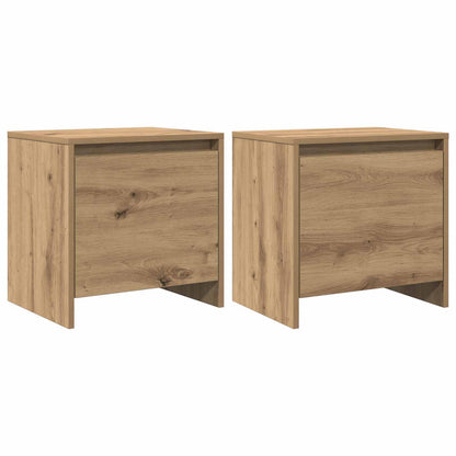 vidaXL Bedside Cabinet Artisian Oak 45 x 34 x 44.5 cm Engineered Wood 2