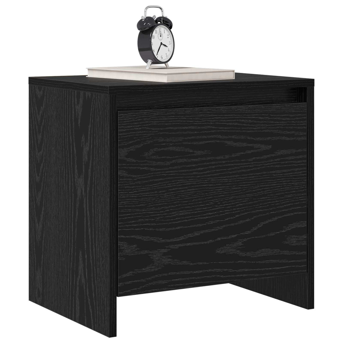 Bedside Cabinet 45x34x44,5 cm Engineered Wood Black oak