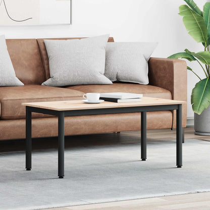 vidaXL Coffee Table Natural 100 x 50 x 45 cm Solid Pine Wood 1