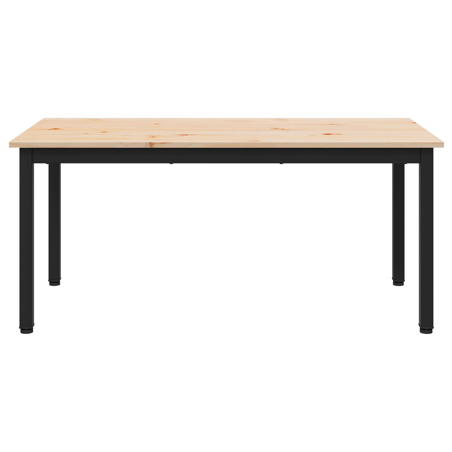 vidaXL Coffee Table Natural 100 x 50 x 45 cm Solid Pine Wood 5