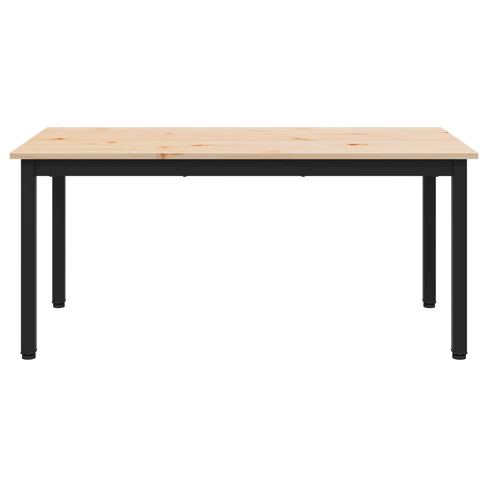 vidaXL Coffee Table Natural 100 x 50 x 45 cm Solid Pine Wood 5