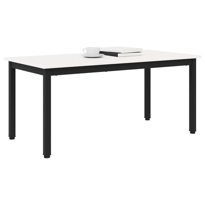 vidaXL Coffee Table White 100 x 50 x 45 cm Solid Pine Wood 3