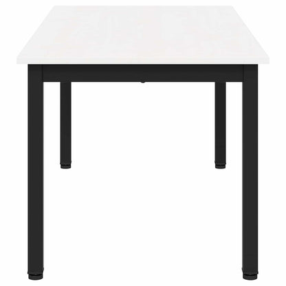 vidaXL Coffee Table White 100 x 50 x 45 cm Solid Pine Wood 6