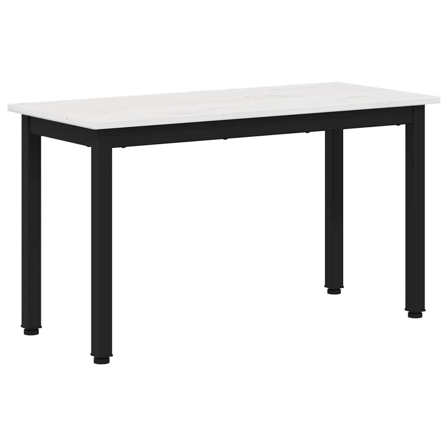 vidaXL Bench White 80 x 35 x 45 cm Solid Pine Wood 2