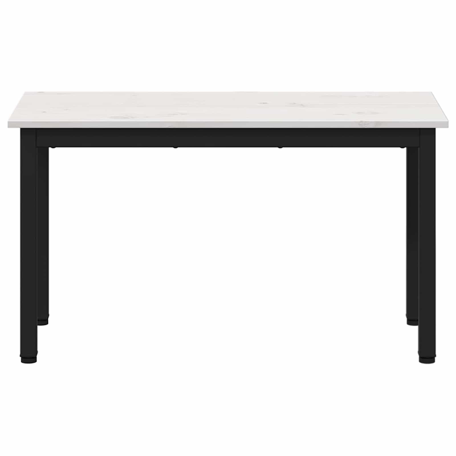 vidaXL Bench White 80 x 35 x 45 cm Solid Pine Wood 5