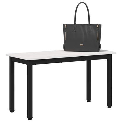 vidaXL Bench White 80 x 35 x 45 cm Solid Pine Wood 3