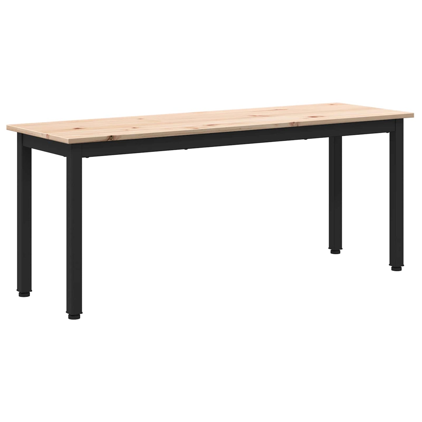 vidaXL Bench Natural 110 x 35 x 45 cm Solid Pine Wood 2
