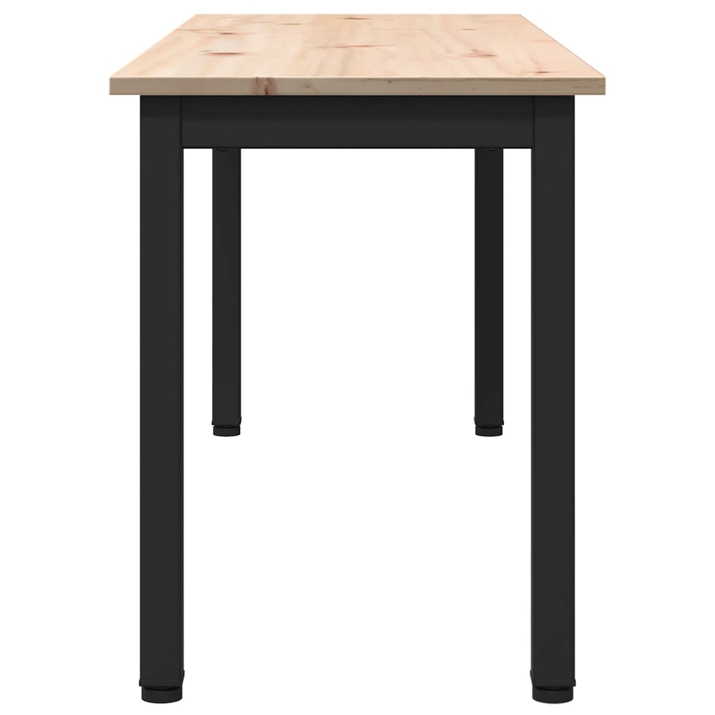 vidaXL Bench Natural 110 x 35 x 45 cm Solid Pine Wood 6