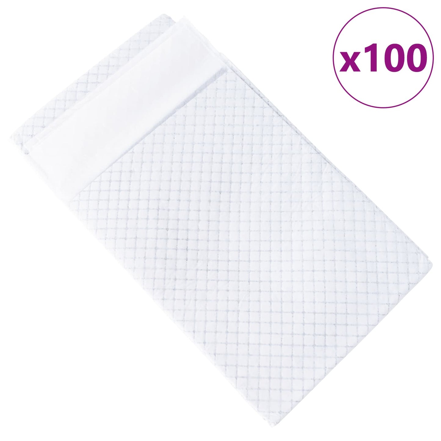 vidaXL Non-woven Fabric Pet Training Pad 100 pcs 120 x 80 cm 3