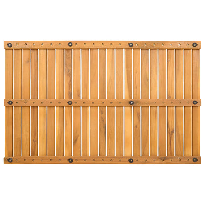 Bath Mat Natural Solid Acacia Wood