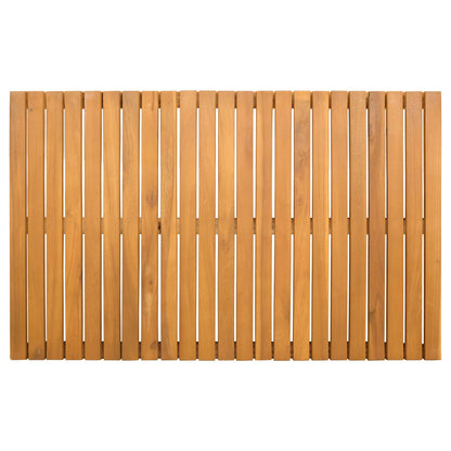 Bath Mat Natural Solid Acacia Wood