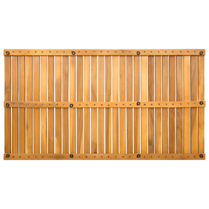 vidaXL Bath Mat Natural 100 x 55 cm Solid Acacia Wood 6
