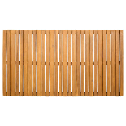 vidaXL Bath Mat Natural 100 x 55 cm Solid Acacia Wood 4