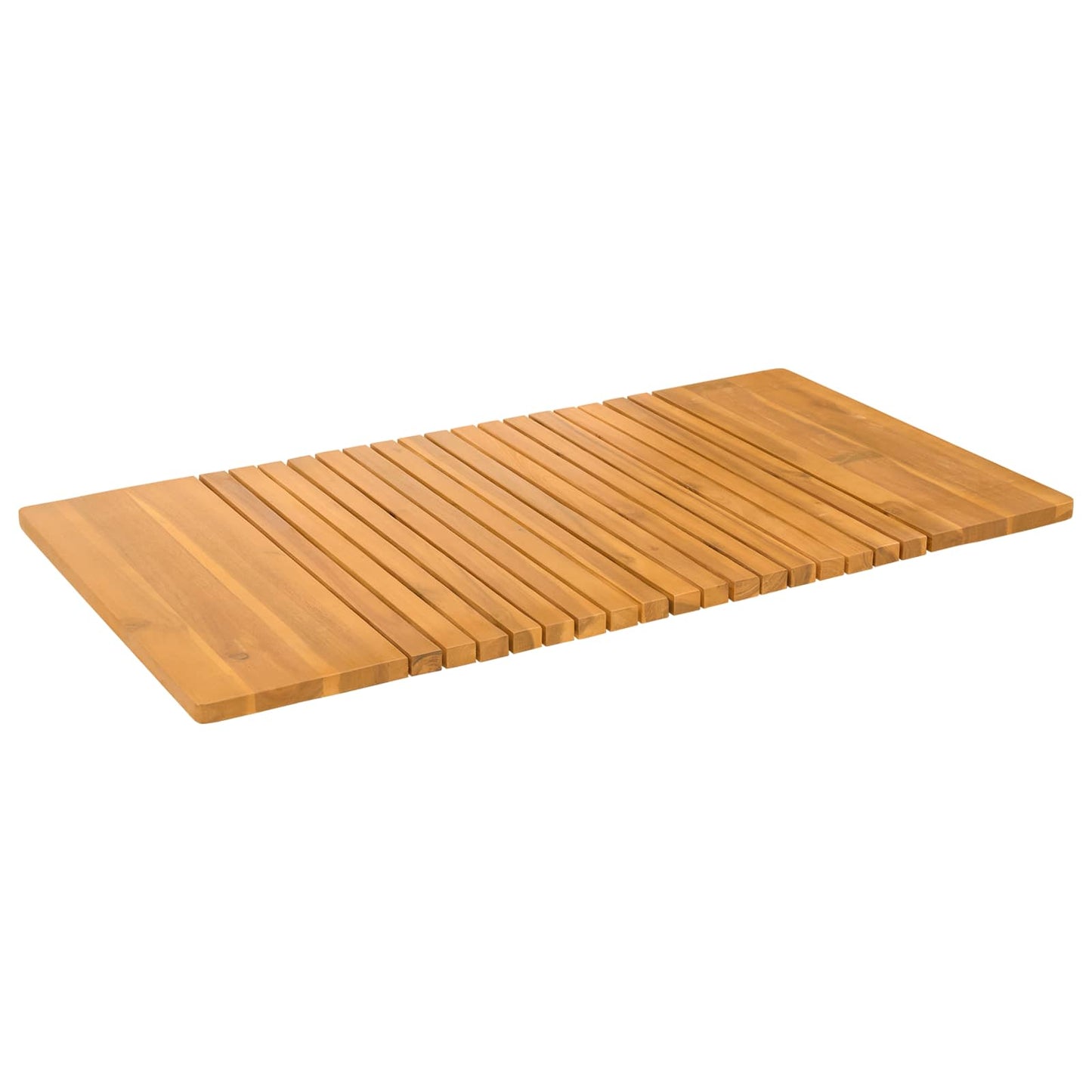 vidaXL Bath Mat Natural 100 x 55 cm Solid Acacia Wood 2