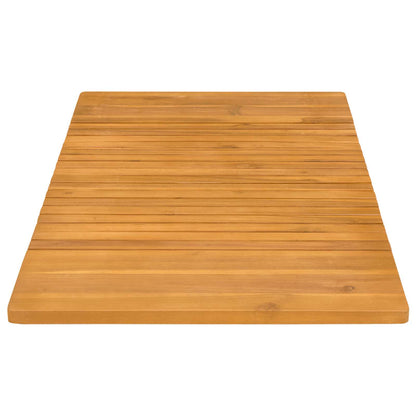 vidaXL Bath Mat Natural 100 x 55 cm Solid Acacia Wood 5