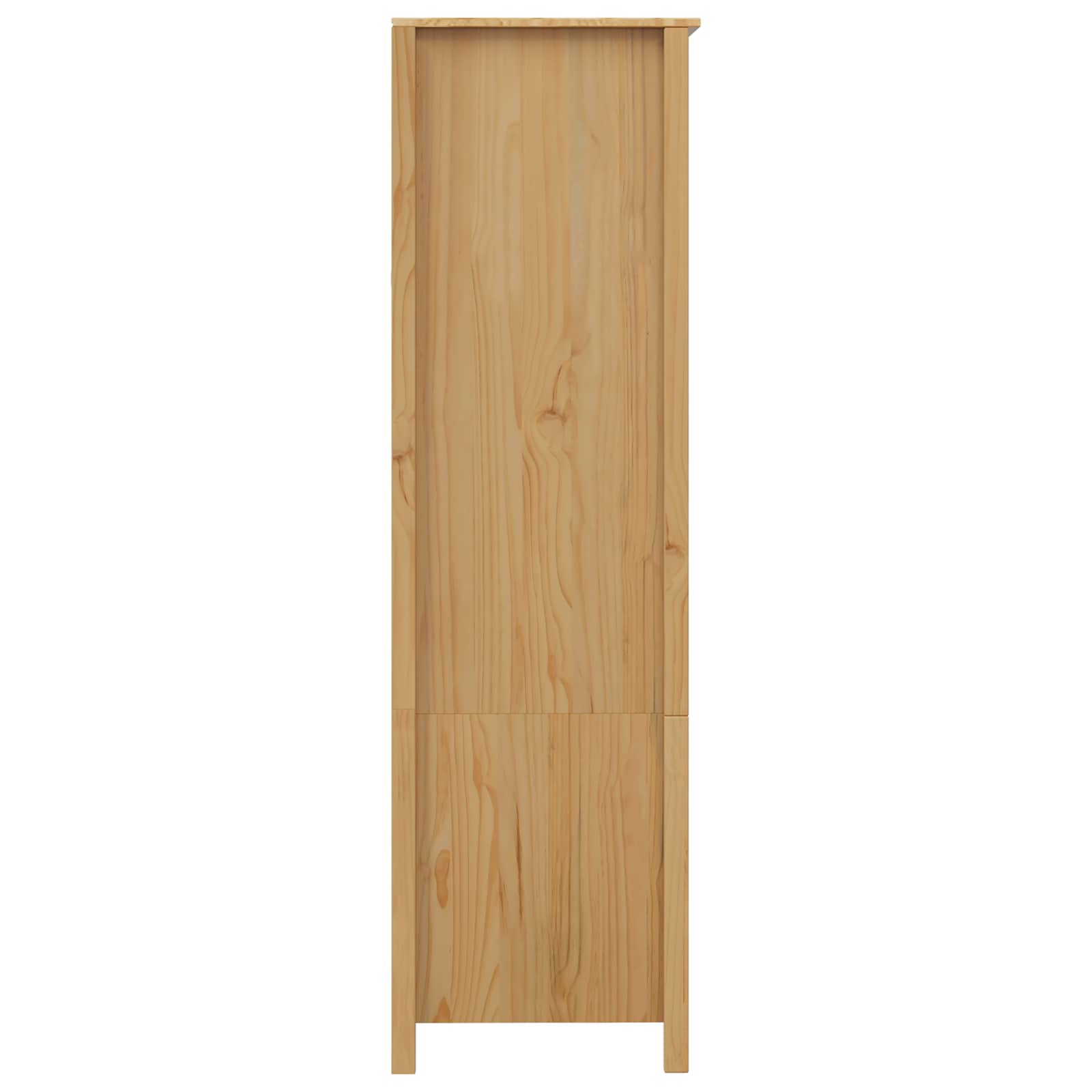 vidaXL Wardrobe HILL Honey Brown 84 x 50 x 170 cm Solid Pine Wood 6