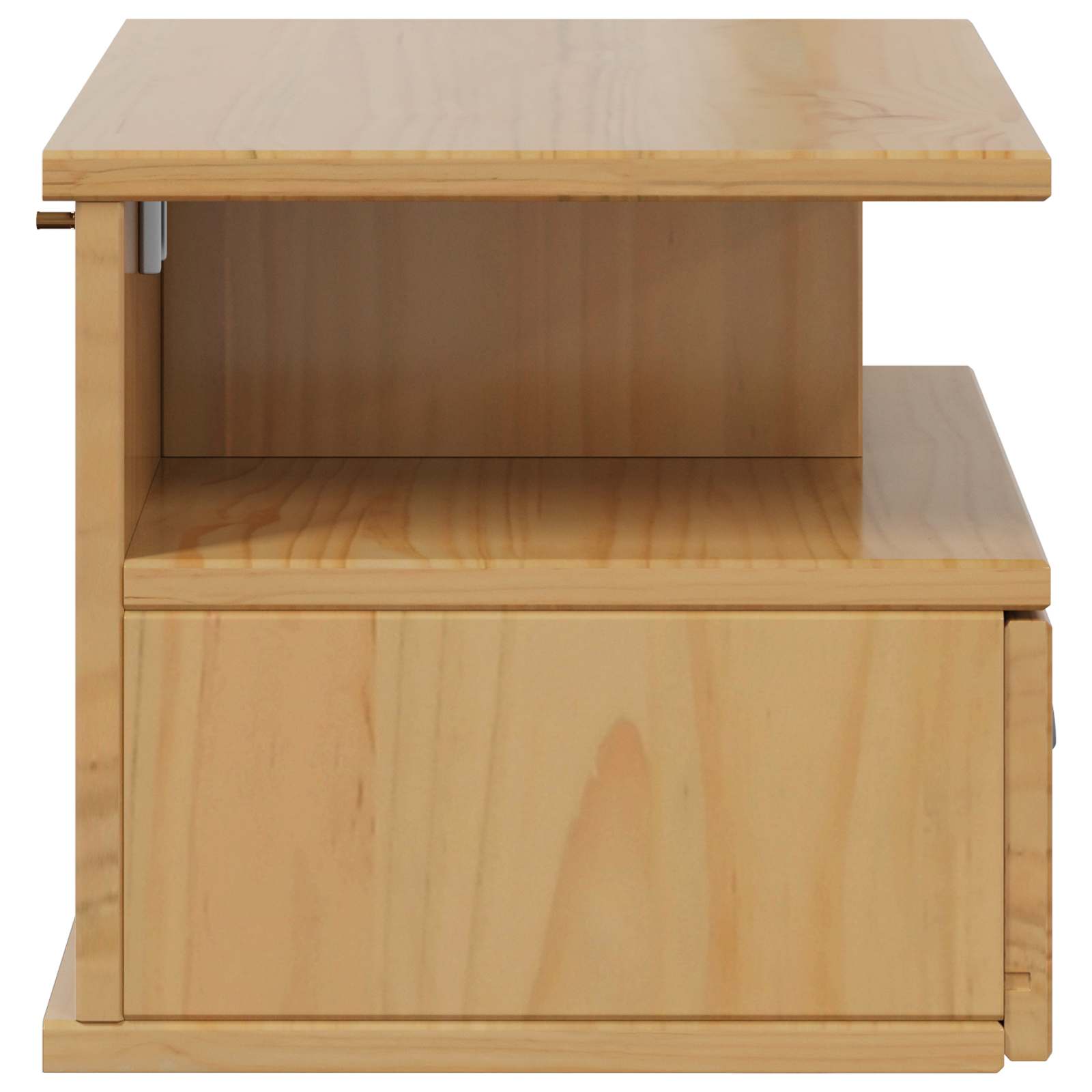 vidaXL Bedside Cabinet with Drawer HILL Honey Brown 40 x 31 x 27 cm 6