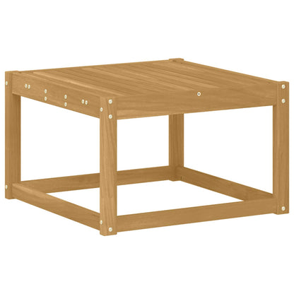 vidaXL Outdoor Table Solid Acacia Wood White 59 x 59 x 37 cm 2